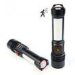 Ліхтар ручний PLD-2307-TG+COB (red+blue+yellow), Motion Senso, power bank, ЗУ Type-C, zoom, фото 7