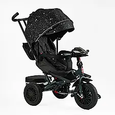 Велосипед триколісний дитячий з батьківською ручкою Best Trike Perfetto 8066 / 309-16 (надувні колеса, USB, музика, світло), фото 3