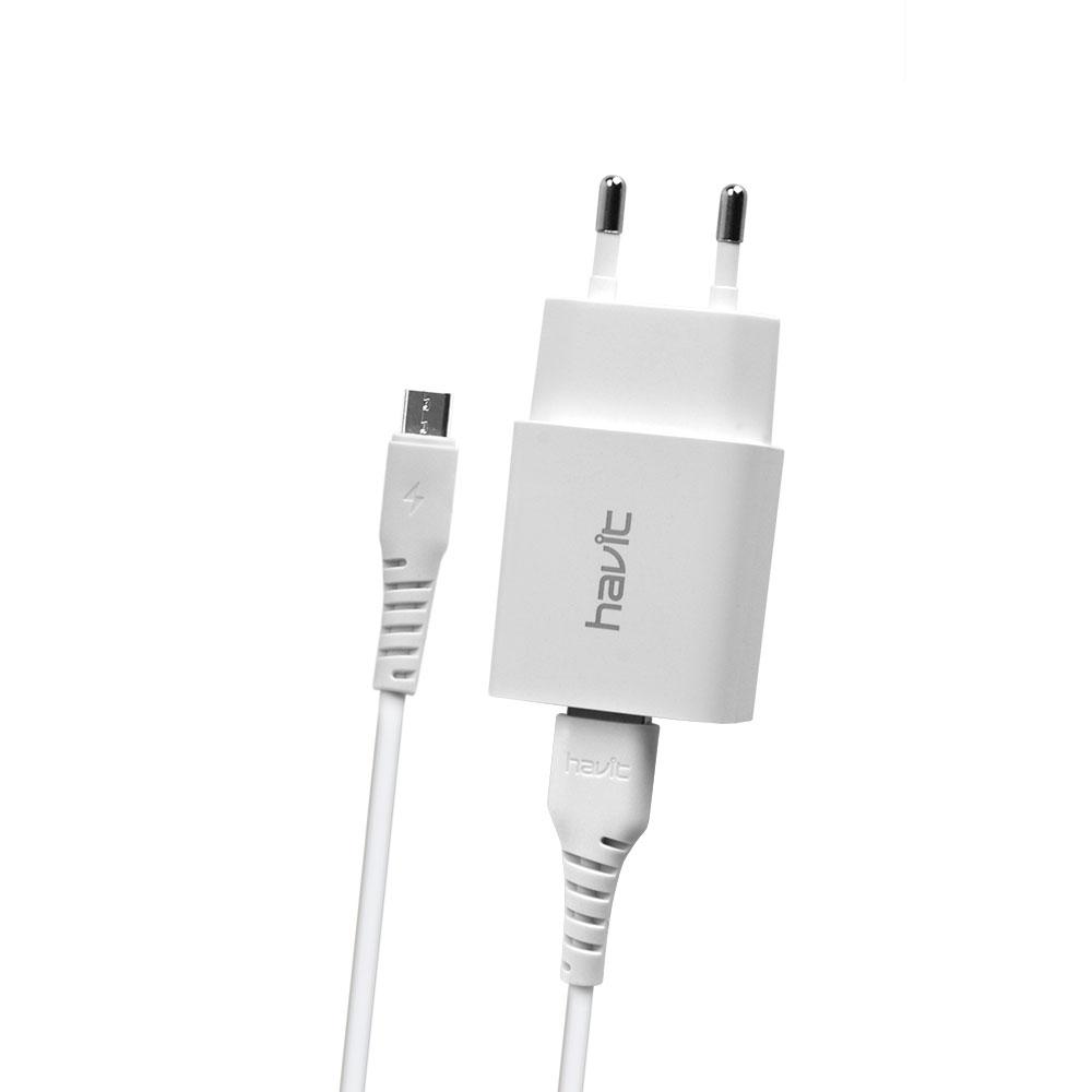 Зарядний пристрій HAVIT HV-ST900 2USB з Micro USB кабелем, фото 1