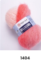 Нитки пряжа для в'язання мохерова BELLISSIMO YARNART Беліссімо ЯрнАрт № 1404