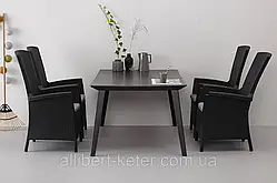 Набір садових меблів Vermont Lima Dining Set зі штучного ротанга ( Allibert by Keter )