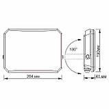 LED прожектор VIDEX F3 100W 5000K 220V Black (VLE-F3-1005B), фото 7