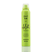 Сухий шампунь з ароматом солодкого ківі та пелюсток троянди, Dry Shampoo Crazy Kiwi, Bilou, 200 ml