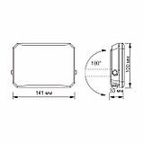 LED прожектор VIDEX F3 30W 5000K 220V Black (VLE-F3-0305B), фото 6