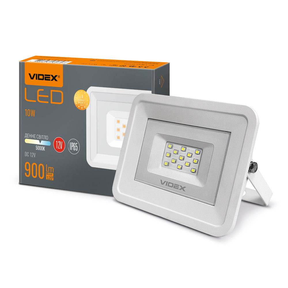 LED прожектор VIDEX Fe 10W 5000K 12V, фото 1