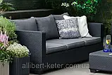 Набір садових меблів Salta 3-Seater Sofa з штучного ротанга ( Allibert by Keter ), фото 6