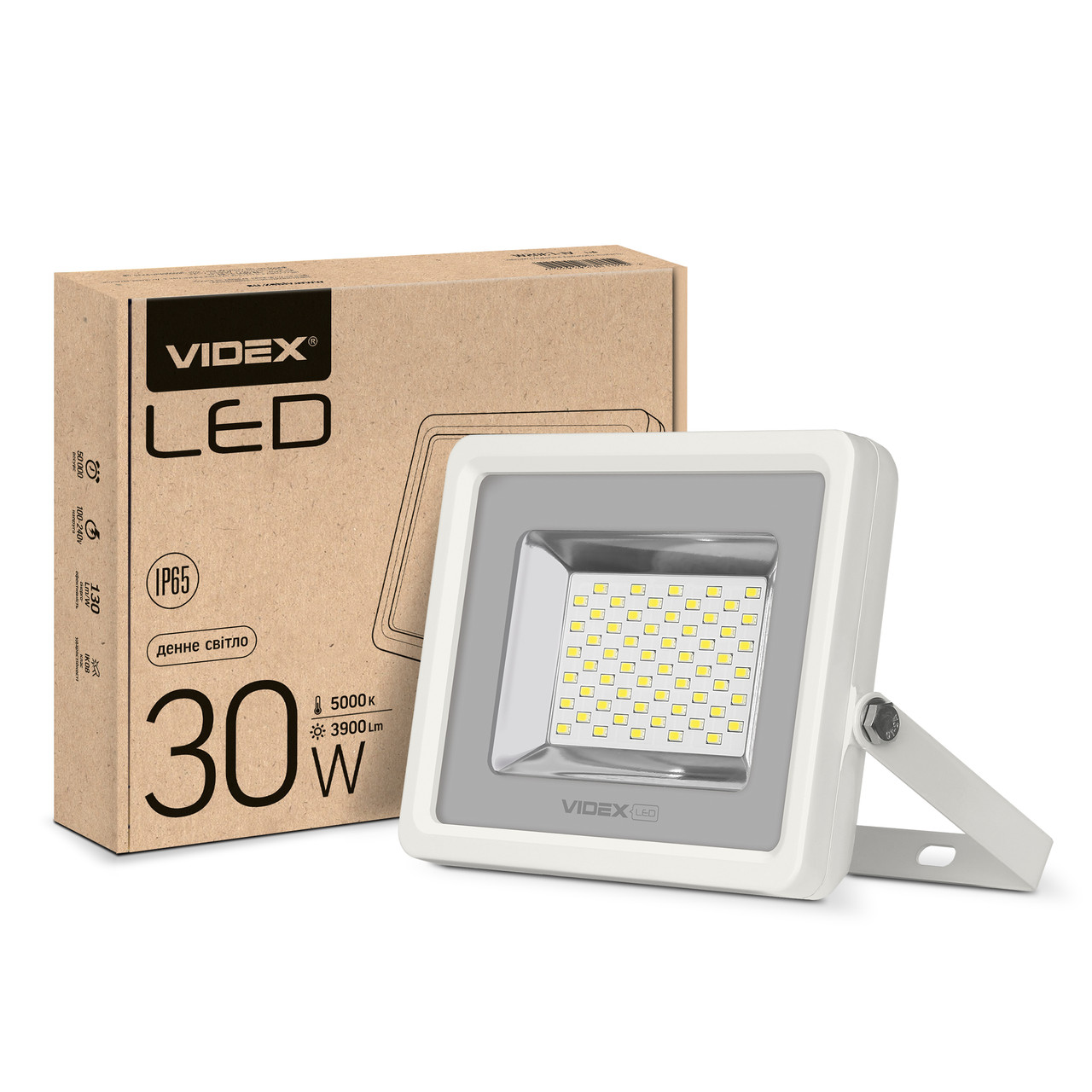 LED прожектор VIDEX PREMIUM 30W 5000K 220V White, фото 1