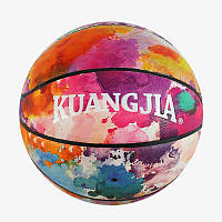 М'яч баскетбольний C 64694 (30) 1 вид, 550 грамів, матеріал PU, розмір №7, (поставляється накачаним на 90%)