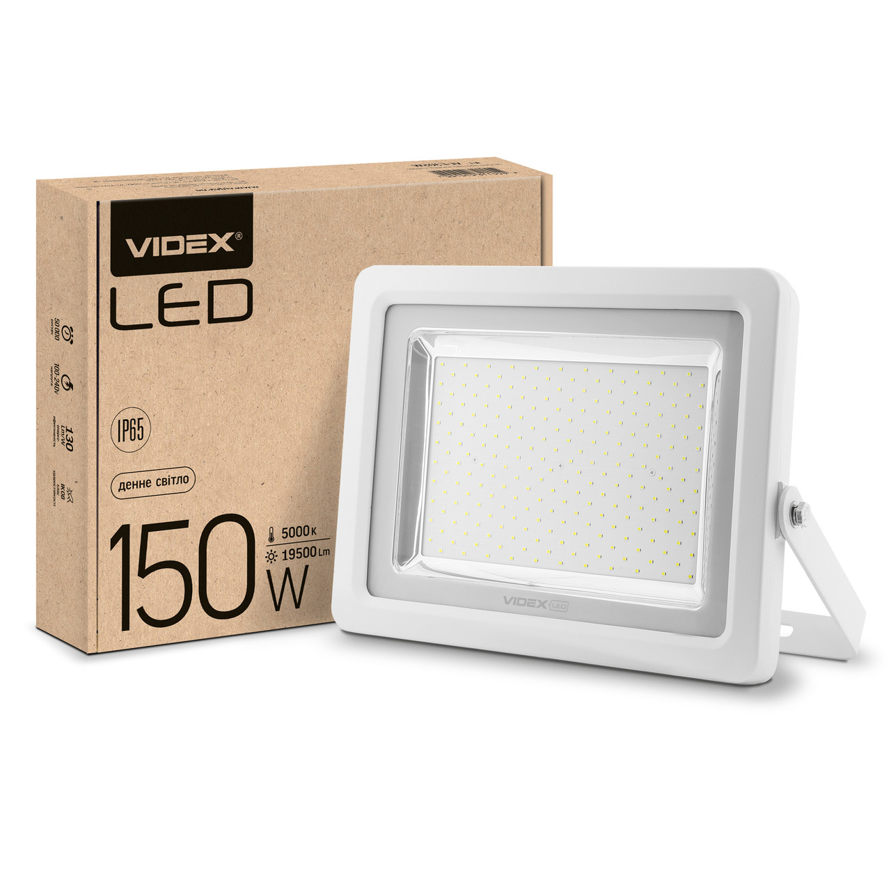 LED прожектор VIDEX PREMIUM 150W 5000K Білий, фото 1