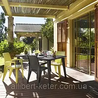 Набір садових меблів Spring Lima Garden Dining Set зі штучного ротанга ( Allibert by Keter )