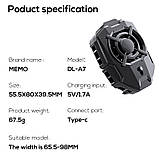 MEMO DLA7 кулер активне охолодження з елементом Пельтьє для телефону смартфона 2 режими потужності, фото 9