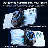 Комплект охолодження телефона MEMO: теплопровідна магнітна пластина VC01 + кулер Пельтьє DLA7 для смартфона напальчники FS02, фото 4