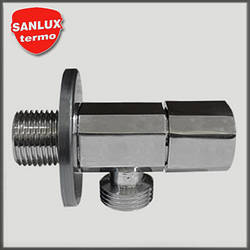 Приладовий кран Sanlux termo ST 501 1/2"х1/2" кутовий