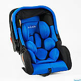Автокрісло переноска Joy  колір синій, група 0+ від 0-13 кг, в коробці, фото 10