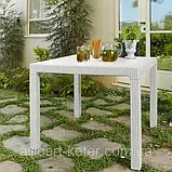 Набір садових меблів Montana Iowa Melody Quartet Garden Set White ( білий ) з штучного ротанга, фото 9