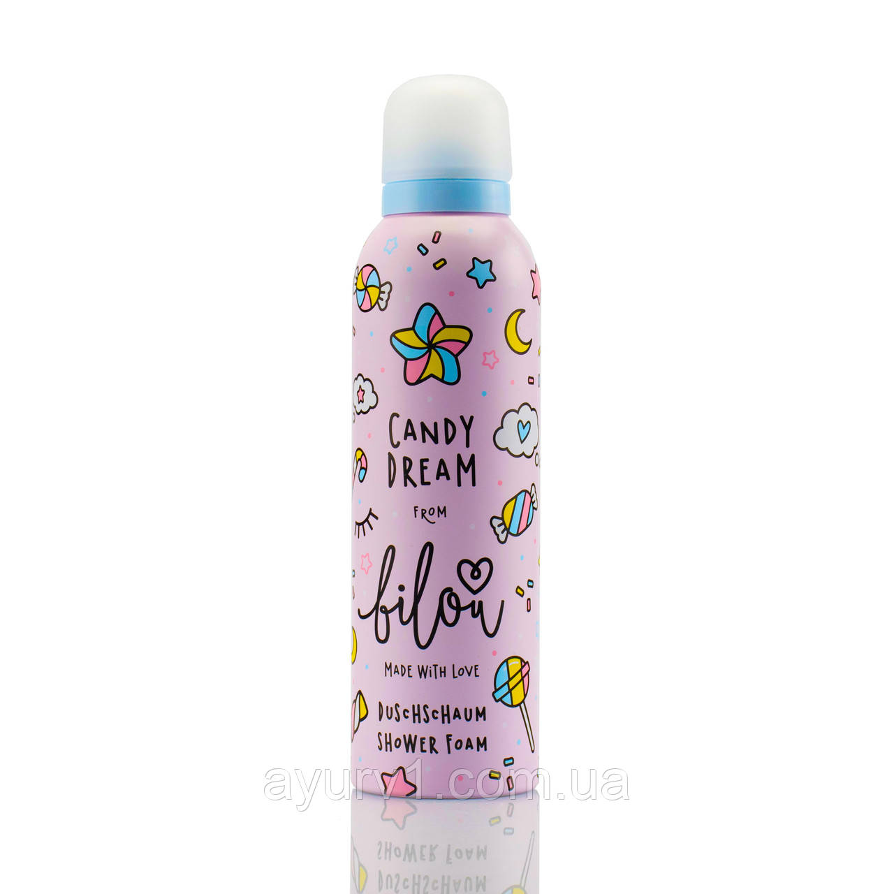 Пінка для душу з ароматом фруктової цукерки, Shower Foam, Candy Dream, Bilou, 200 ml