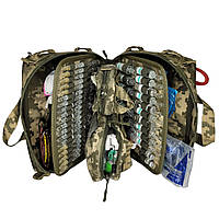 Ампульниця тактична, військова, оперативна медична сумка Marck-men на х73+ ампул, хакі- А225. Марк-2