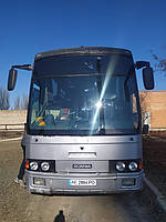 Виробництво та заміна лобового скла триплекс на автобусі Scania Obradors S'Agaró Plus 3.45E у Нікополі (Україна). 1