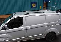 Рейлинги OmsaLine Sport (2 шт, черные) Длинная база для Ford Custom 2013-2024 гг