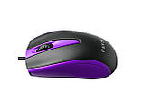 Дротова миша HAVIT HV-MS871 USB Purple (1200 DPI, 3 кл), фото 4