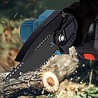 Акумуляторна пила + 2 акумулятори 48В в кейсі / Пила для саду / Ланцюгова міні пила, фото 2