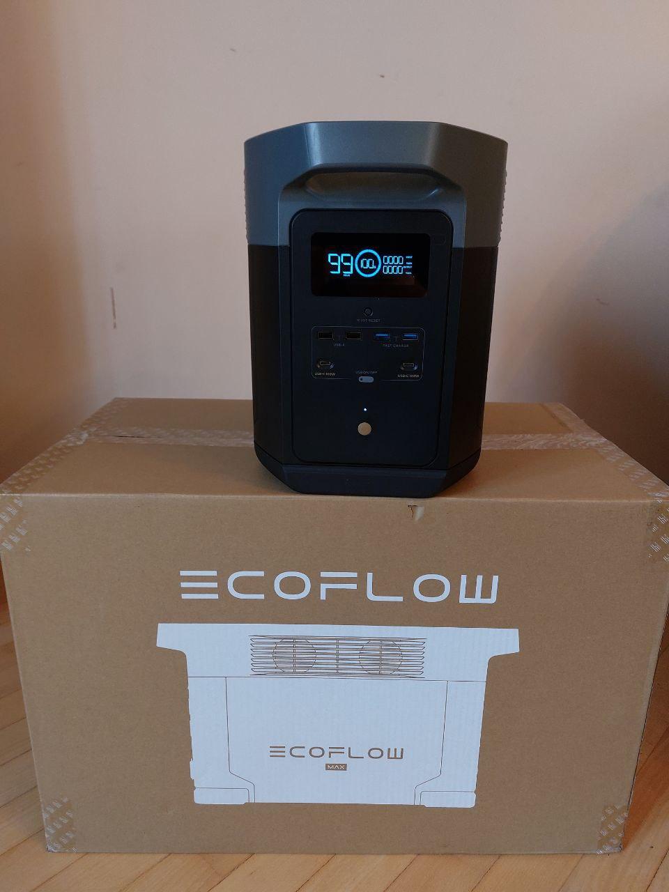 Зaряднaя стaнция EcoFlow DELTA Max 2000 560000mAh Black (DELTA2000-EU) - фото 8 - id-p2111320658