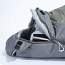 Утеплений спальник Tac Maven MUMMY SLEEPING BAG 360GR/M² D19003 Cinder Grey (Сірий), фото 5