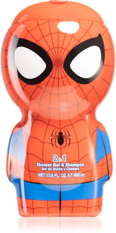Гель для душу та шампунь 2 в 1для дітей, Marvel Spiderman Людина павук, 400 мл