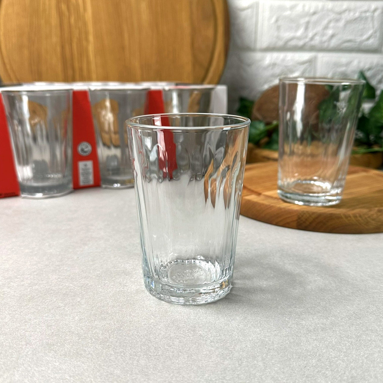 Високі скляні стакани 6 шт 200 мл Pasabahce Палакс, фото 1