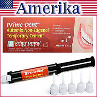 Прайм Дент, Prime-Dent Automix Non-Eugenol Temporary Cement, безэвгенольный временный цемент (Prime Dental)