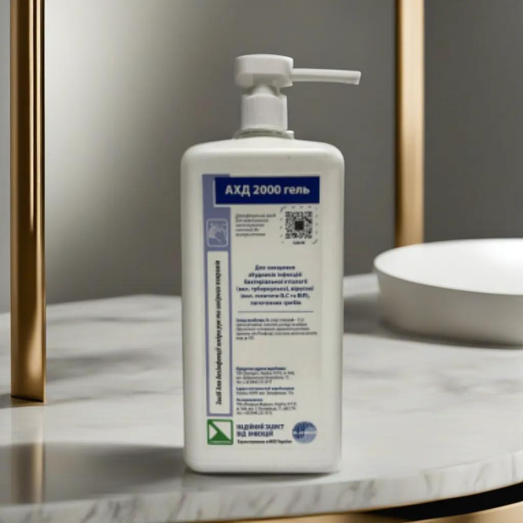 АХД 2000 гель 1 л для дезінфекції рук, фото 1