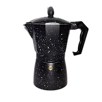 Гейзерна кавоварка газова 150 мл Edenberg EB-3785 Гейзер для кави мармурове покриття