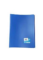 Папка пластиковая А4 на 30 файлов синяя Lidl