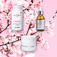Набір косметики для обличчя жінок Hillary Top 3 для щоденного догляду за обличчям нормальної та комбінованої шкіри