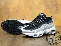 Чоловічі кросівки Nike Air Max 95 Black/Gray/White 814914-001, фото 6