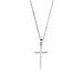 Ланцюжок срібний з кулоном Довгий хрестик 3 см, підвіска з хрестом, срібло 925 проби, довжина 40+5 см, фото 6
