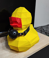 PaperKhan конструктор из картона 3D утка уточка птица птичка Паперкрафт Papercraft набор для творчества игрушк