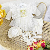 Набір дитячого одягу з вишивкою "Манюня"
