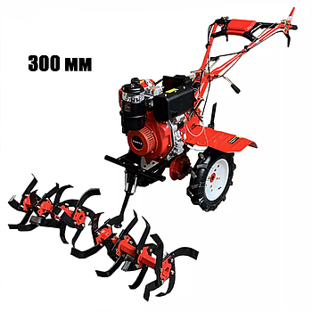 Дизельний культиватор 1050E NEW колесо 10" Forte 300 мм, 6.5 к.с