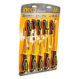 Набір викруток 10 шт INGCO HKSD1028, фото 2