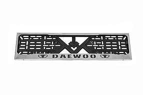 Рамка під номер хром Daewoo (1 шт, нержавіюча сталь) для Тюнінг Daewoo