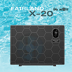 Тепловий насос Fairland X20-14 інверторний басейн 40-65 м3, нагрівання, 14 кВт, WiFi опція, 1 фаза