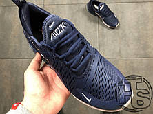 Чоловічі кросівки Nike Air Max 270 Flyknit Blue/White, фото 4