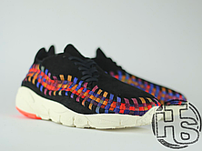 Чоловічі кросівки Nike Air Footscape Woven Black Rainbow 874892-003, фото 4