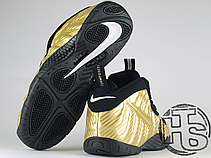 Чоловічі кросівки Nike Air Foamposite Pro Metallic Gold/Black 624041-701, фото 6