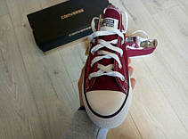Чоловічі кеди Converse Chuck Taylor All Star Ox Bordo M9696, фото 6