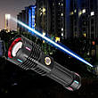 Ліхтар ручний night vision fluorescence G25 white laser led PM30-TG, Power Bank, ЗУ Type-C, Zoom, фото 7