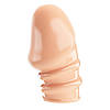 Насадка на головку пеніса тілесного кольору, насадка для збільшення статевого члена, фото 6