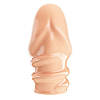 Насадка на головку пеніса тілесного кольору, насадка для збільшення статевого члена, фото 7