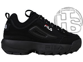 Чоловічі кросівки Fila Disruptor II 2 Black Winter (з хутром) FW01653-018